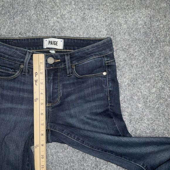 PAIGE Jeans Womens Size 24 Blue Verdugo Ankle Nottingham Skinny - Picture 5 of 11